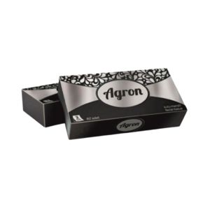 Agron - ხელსახოცი ყუთი - 2 ფენა/80 ცალიანი/24 ცალი ყუთში